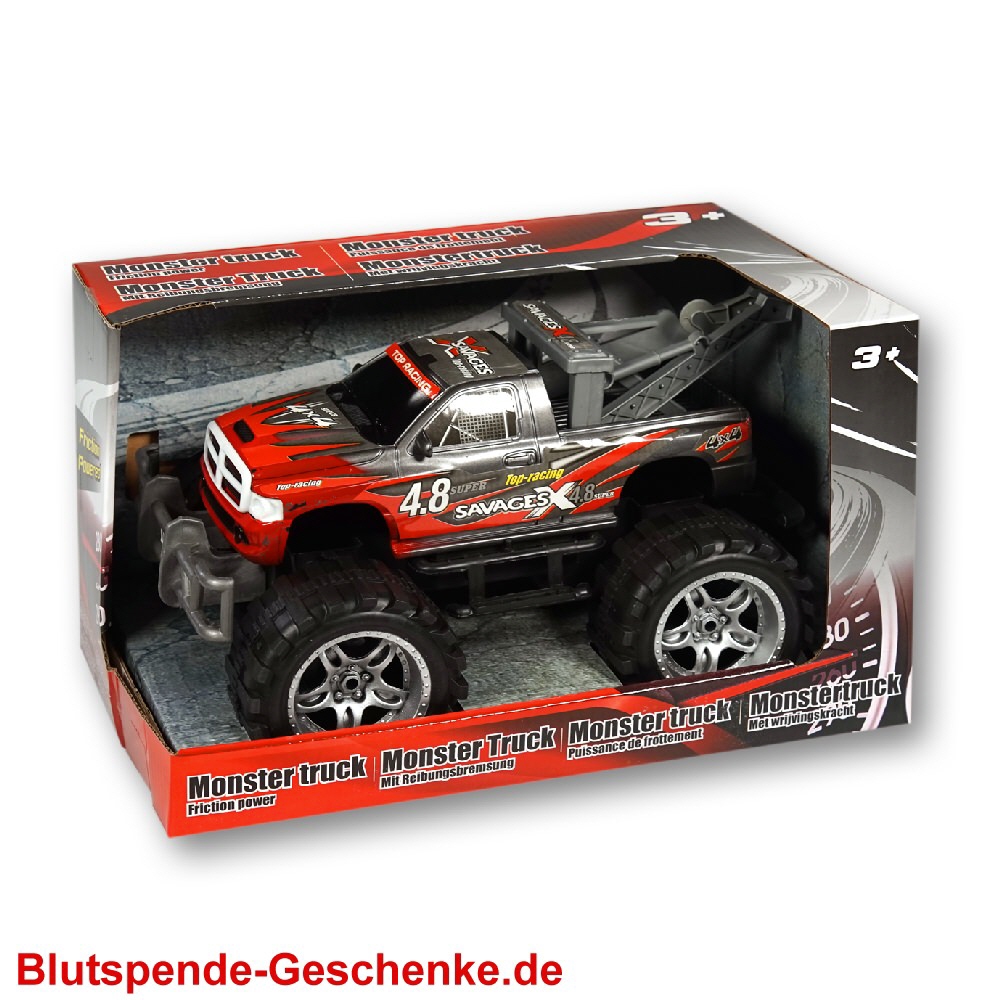 Blutspendegeschenk Monstertruck