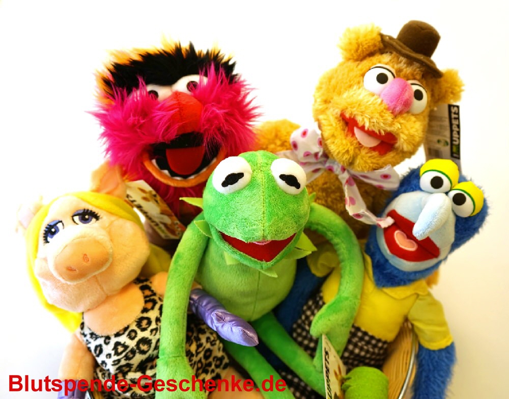 Blutspendegeschenk Muppets Plüschfiguren