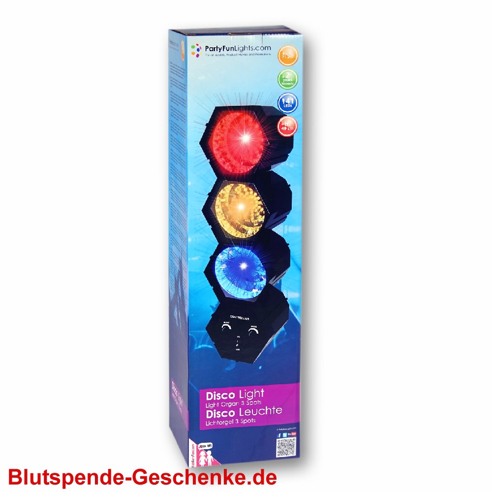 Blutspendegeschenk Party-Lichter