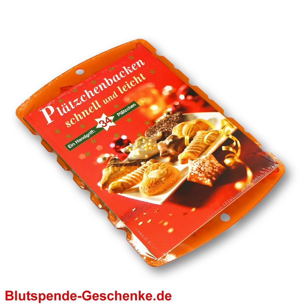 Blutspendegeschenk Weihnachts-Plätzchen Backset