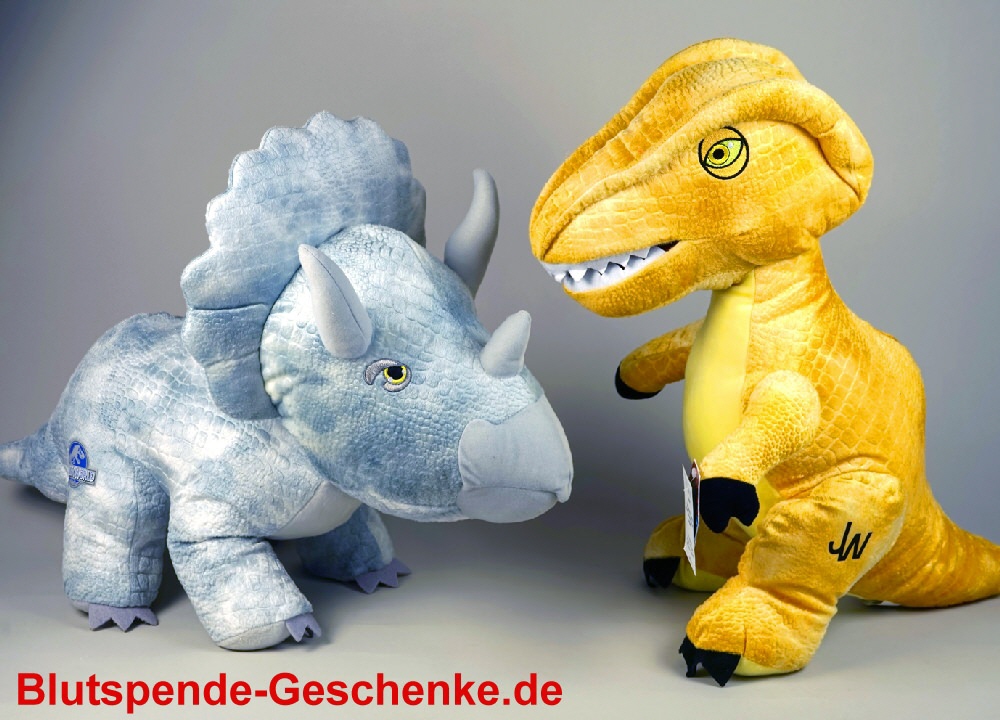 Blutspendegeschenk Plüsch-Dinos