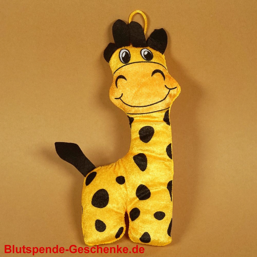 Blutspendegeschenk Plüsch-Giraffe