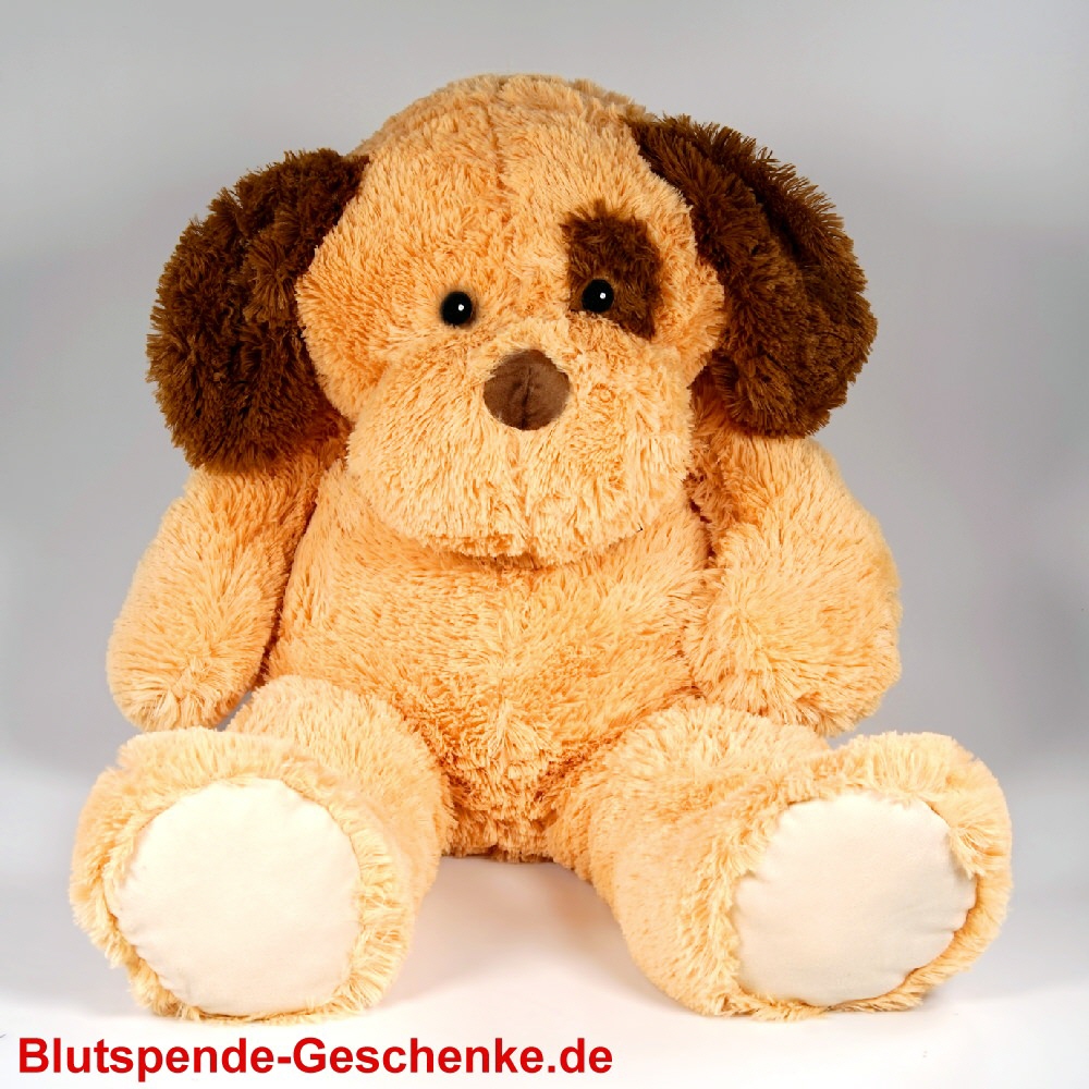 Blutspendegeschenk Mega-Plüsch-Hund