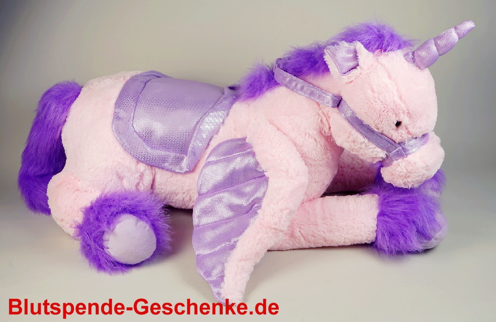 Blutspendegeschenk Pegasus aus Plüsch