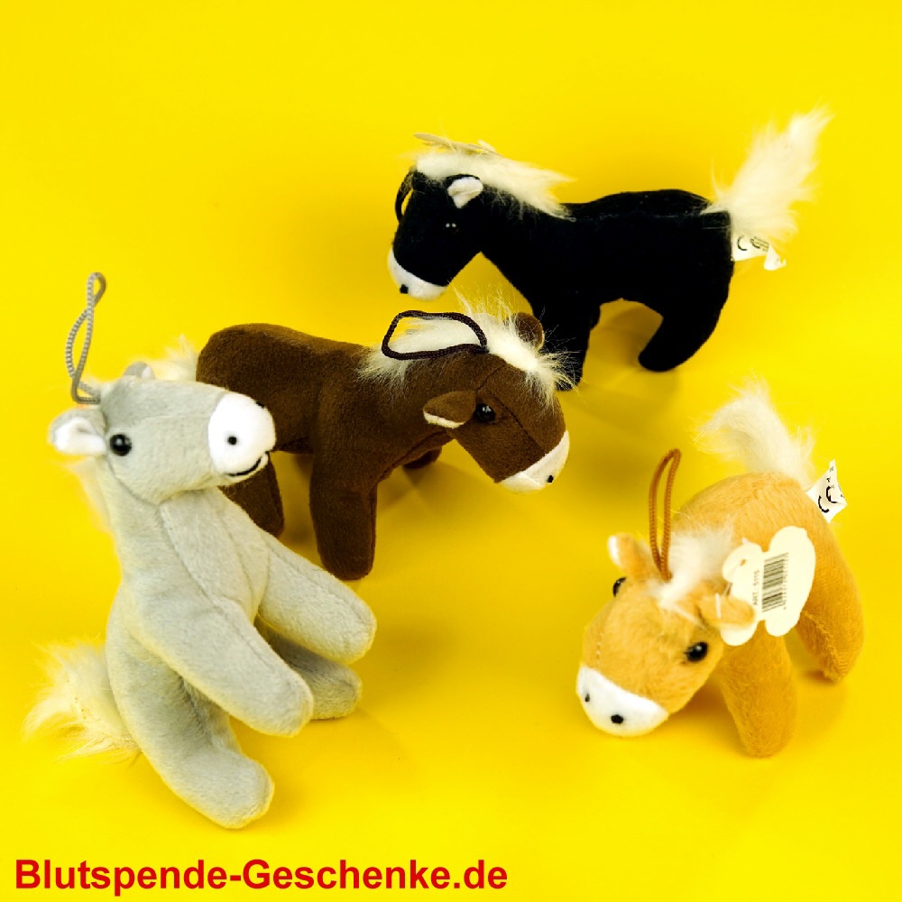 Blutspendegeschenk Plüsch-Pferdchen