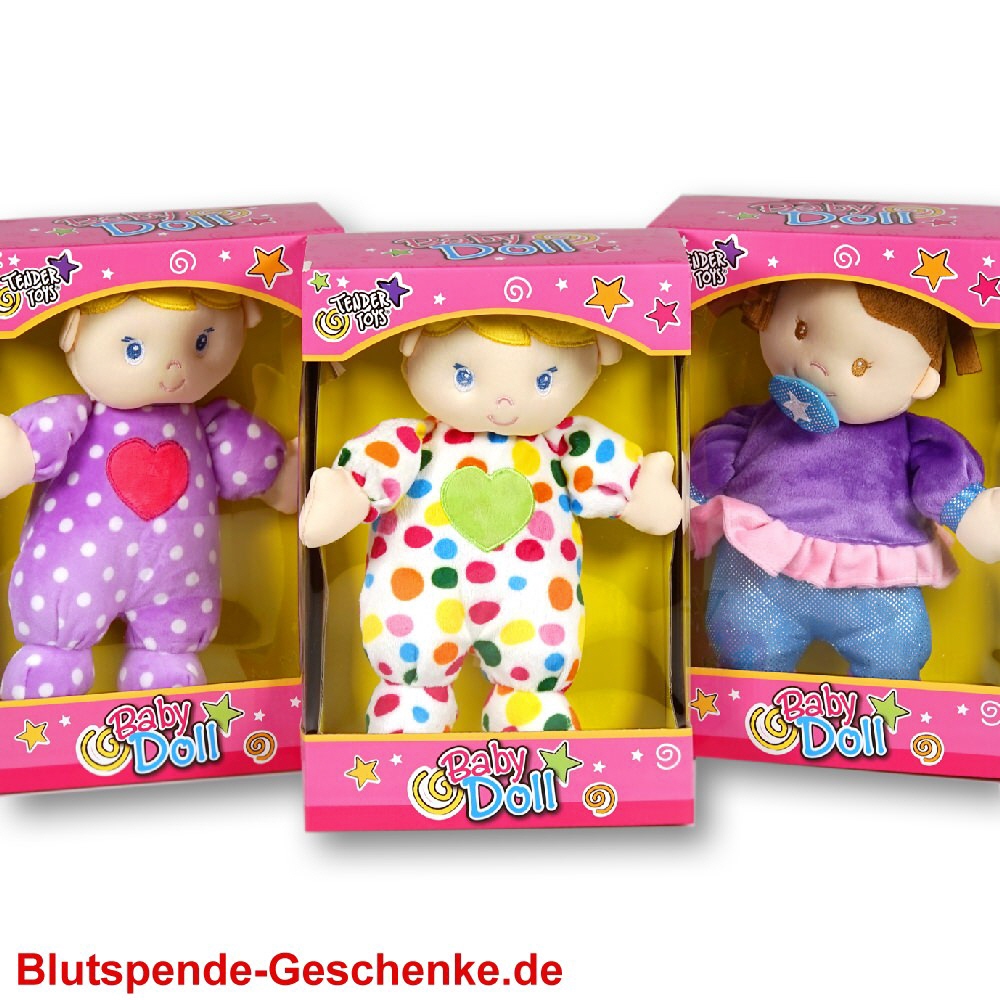 Blutspendegeschenk Plüsch-Puppen