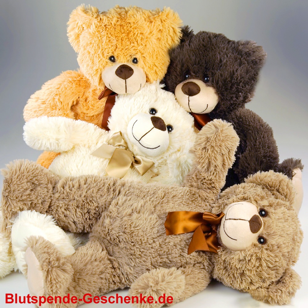 Blutspendegeschenk Plüsch-Bären 54 cm