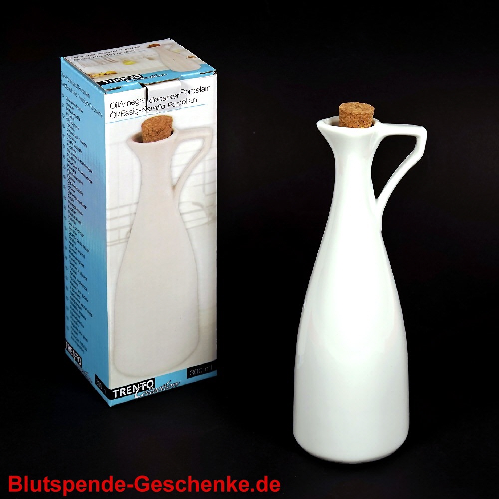 Blutspendegeschenk Porzellan-Karaffe
