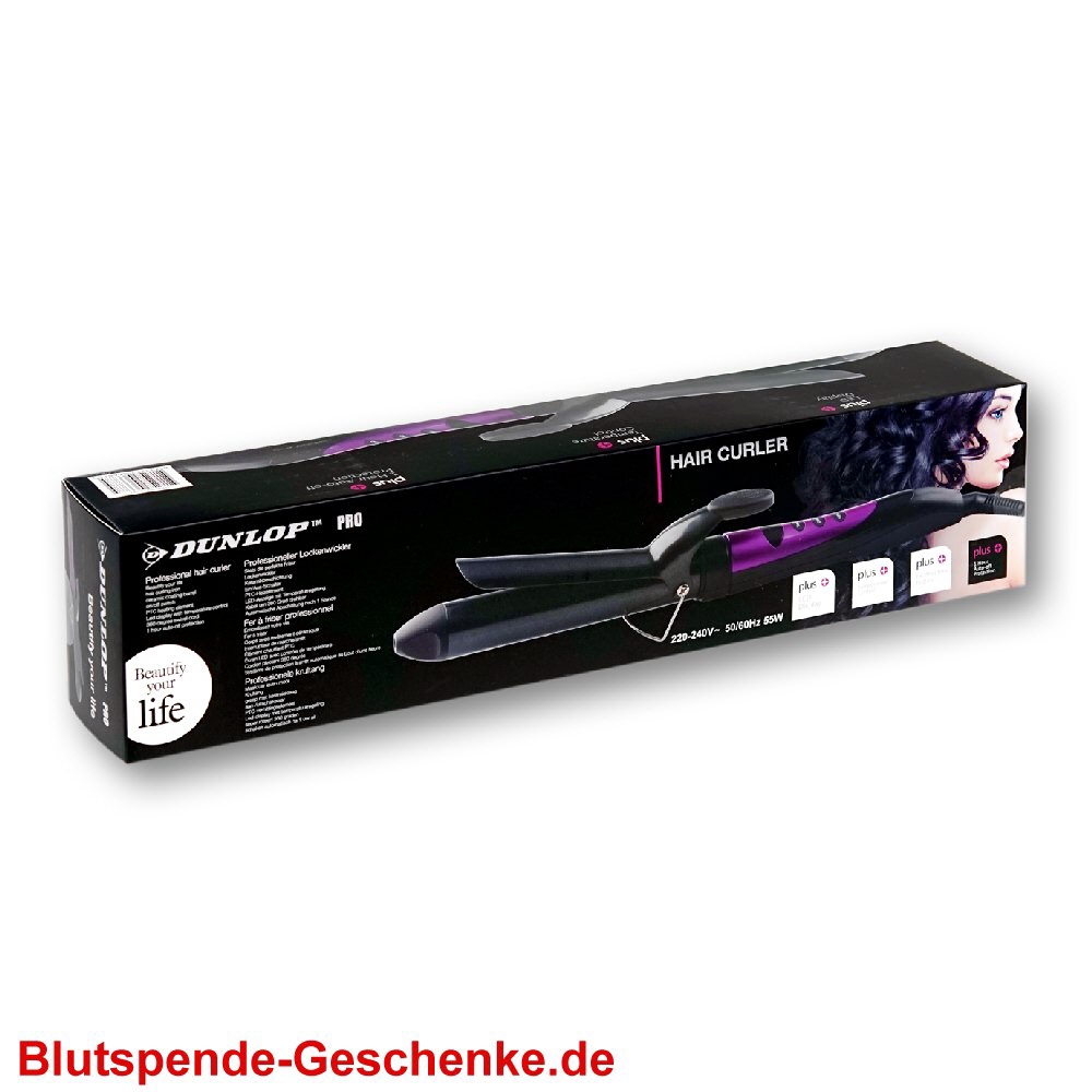 Blutspendegeschenk Lockenstab