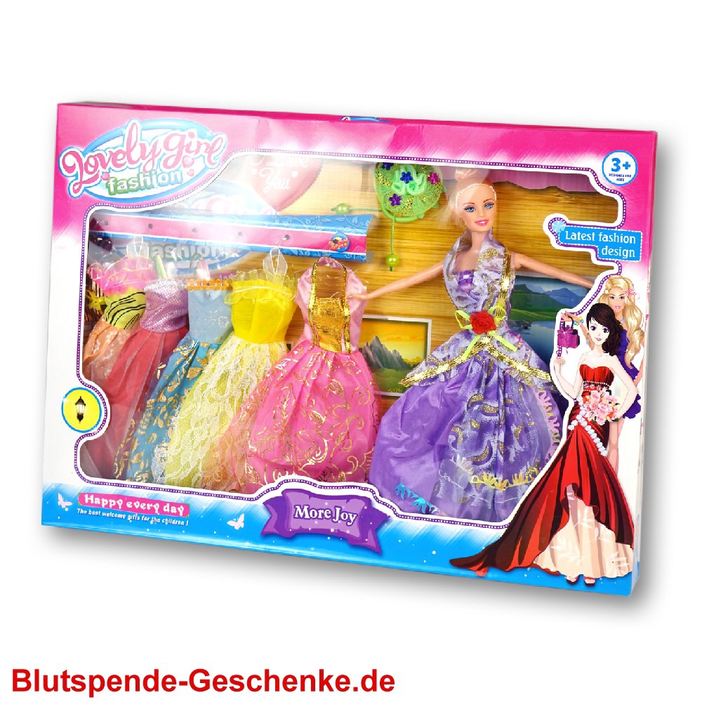 Blutspendegeschenk Puppe Fashion