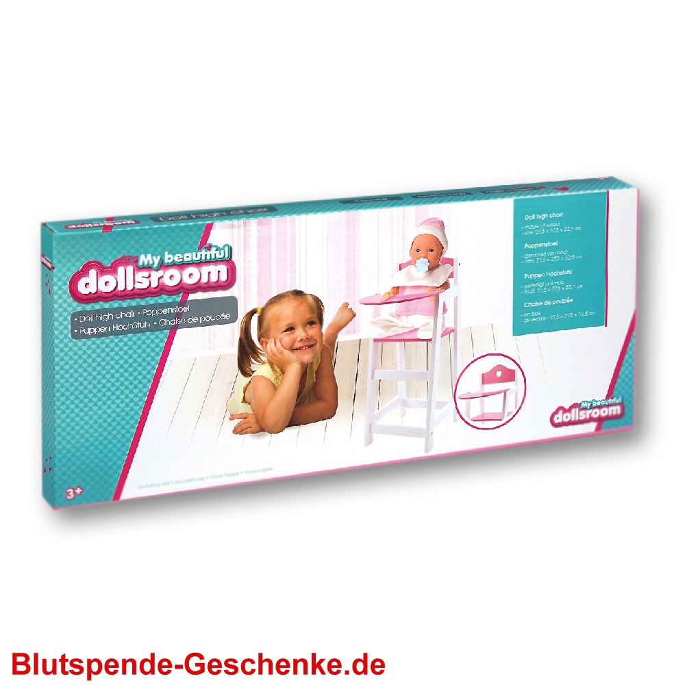 Blutspendegeschenk Puppen-Hochsitz