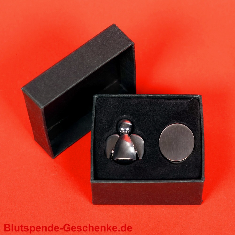 Blutspendegeschenk Schutzengel Quittungshalter