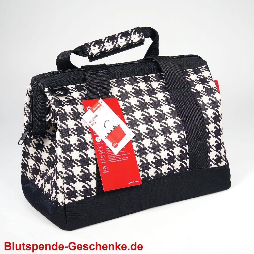 Blutspendegeschenk Reisenthel Tasche s/w