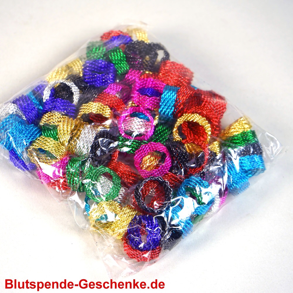 Blutspendegeschenk Ringe