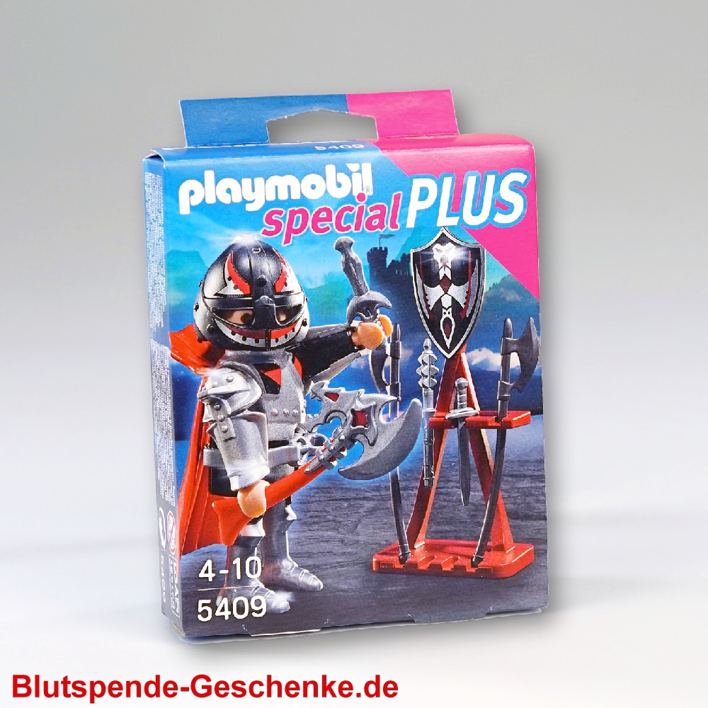 Blutspendegeschenk Playmobil Ritter