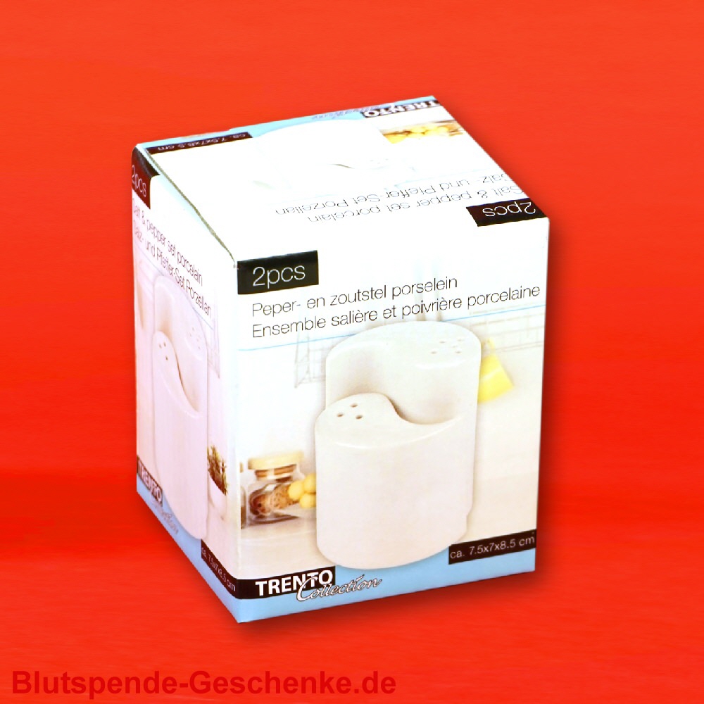 Blutspendegeschenk Salz und Pfeffer