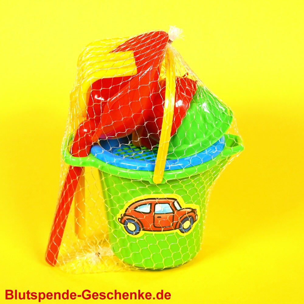 Blutspendegeschenk 7-teiliges Sandspielzeugset