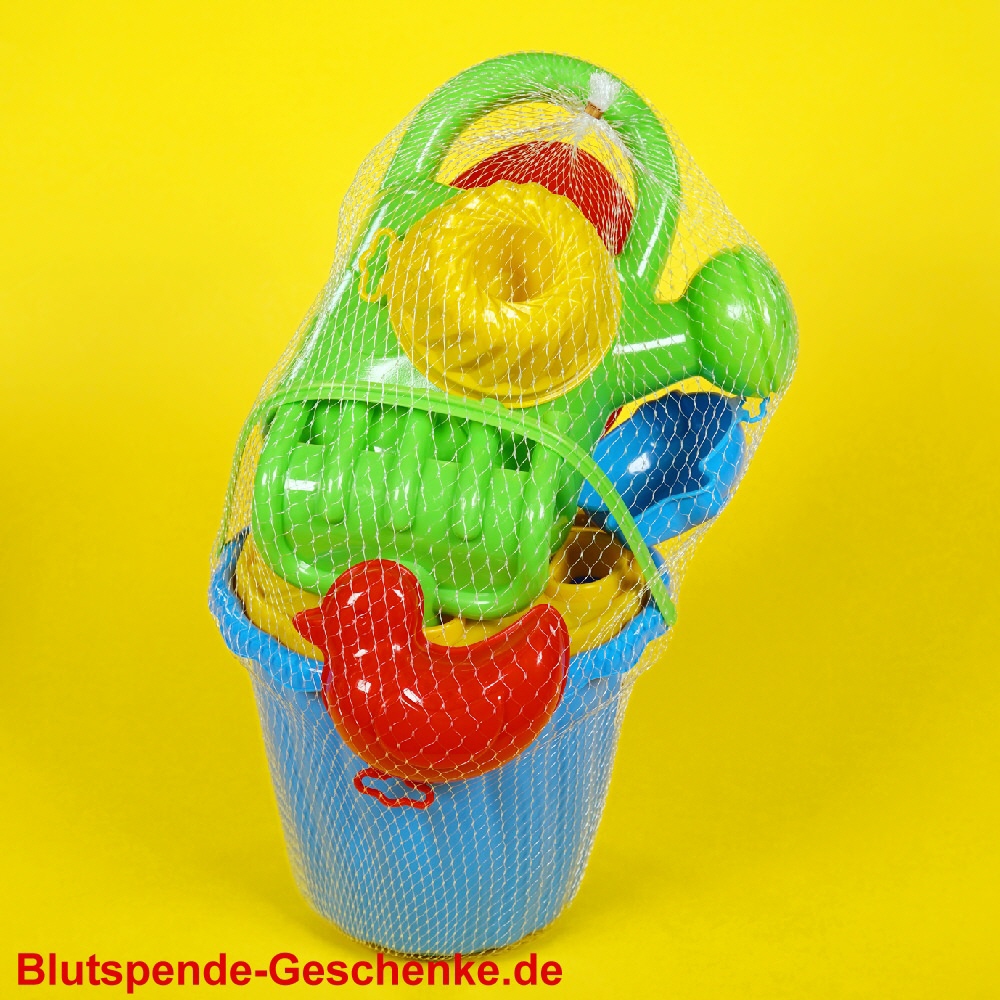Blutspendegeschenk Sandspielzeug 8teilig