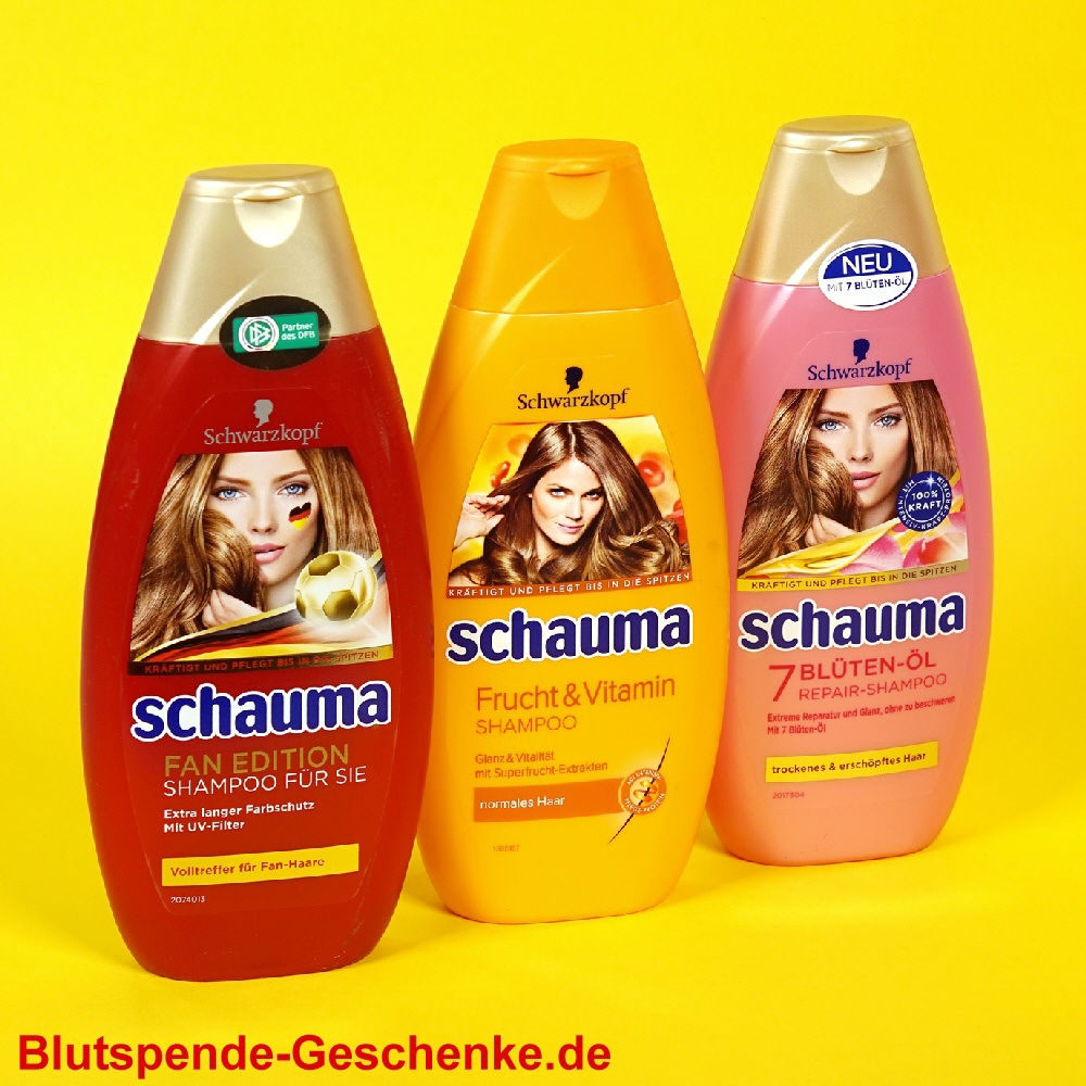 Blutspendegeschenk Schauma Damenshampoo