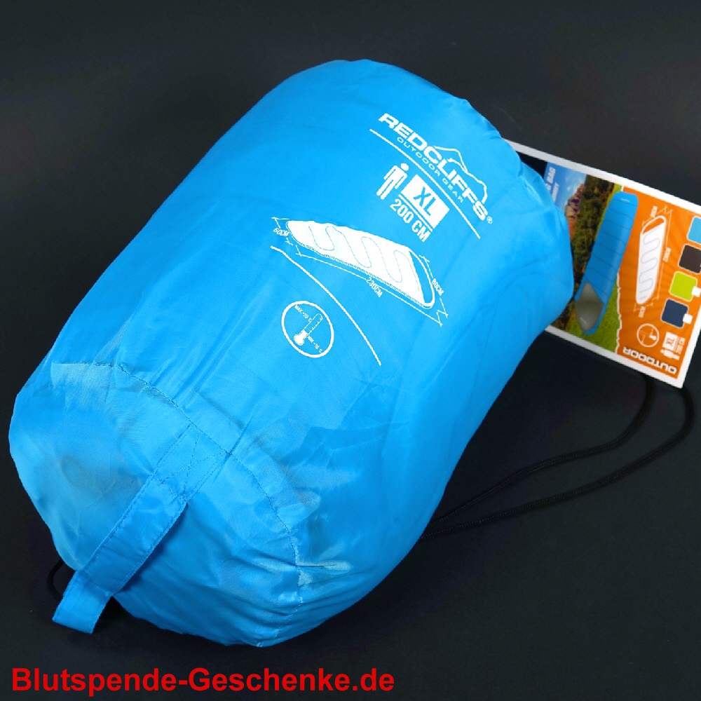 Blutspendegeschenk Schlafsack