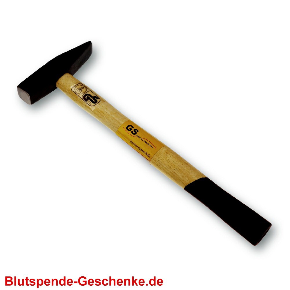 Blutspendegeschenk Schlosserhammer