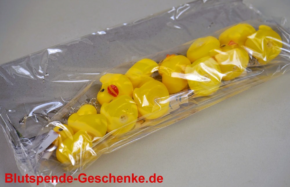 Blutspendegeschenk Anhänger Enten