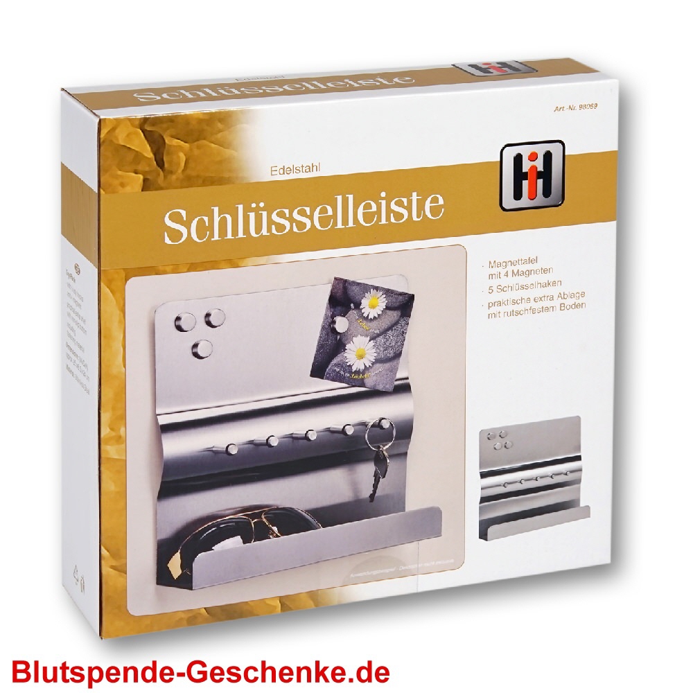 Blutspendegeschenk Schlüsselbrett