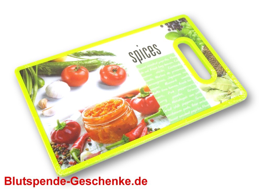 Blutspendegeschenk Schneidbrett mittel