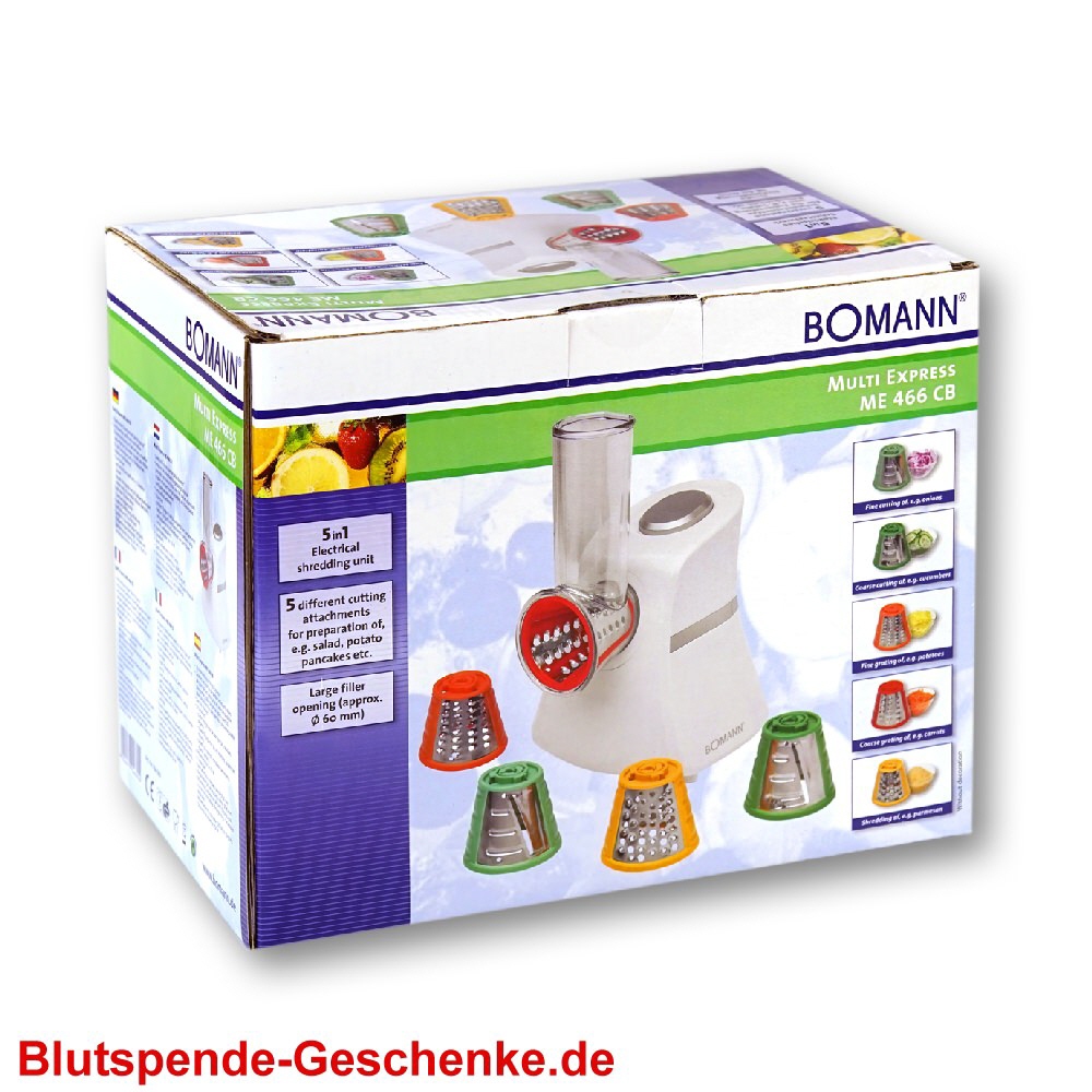 Blutspendegeschenk Elektro-Schnitzelwerk
