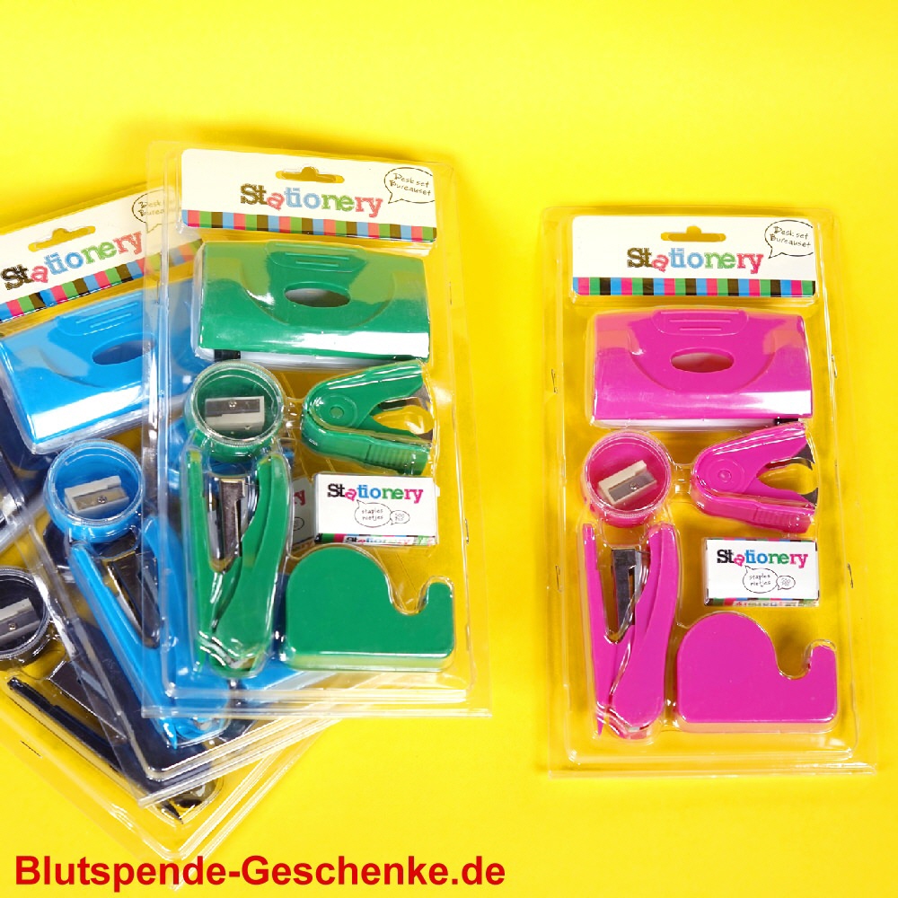 Blutspendegeschenk Büroutensilien