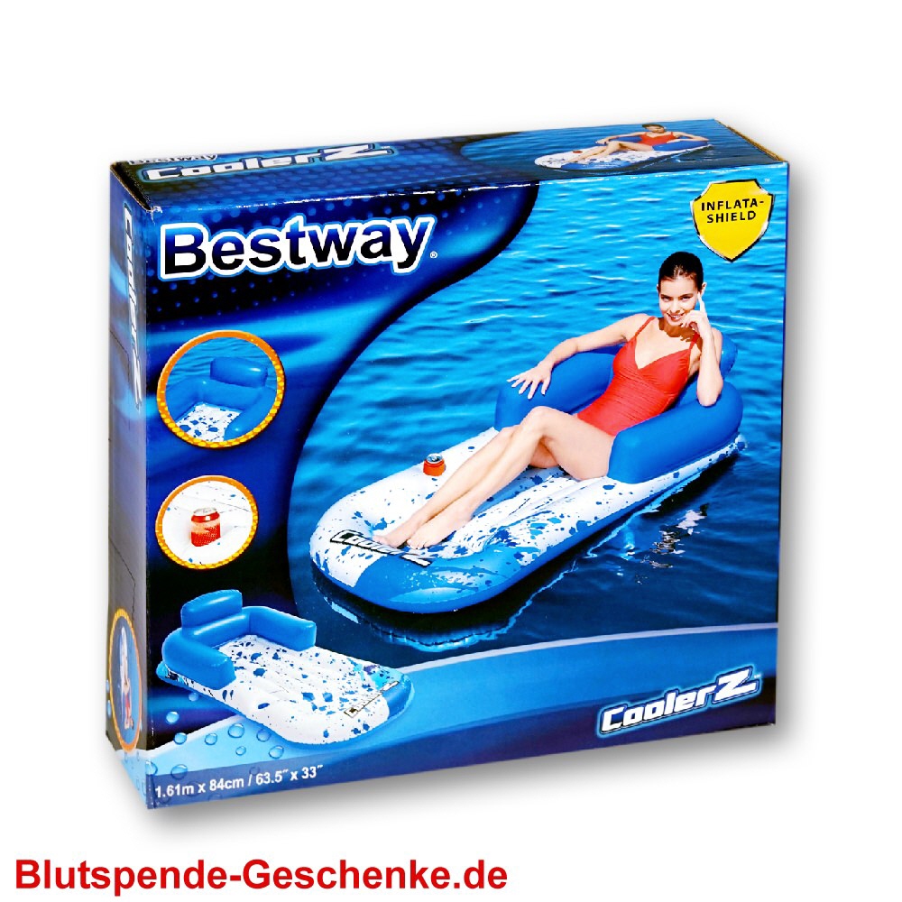 Blutspendegeschenk Pool-Liegestuhl