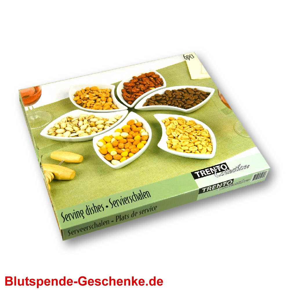 Blutspendegeschenk Servierschalen-Set