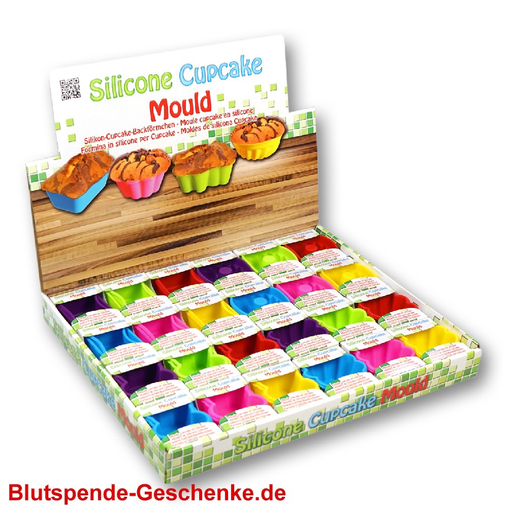 Blutspendegeschenk Bachförmchen aus Silikon