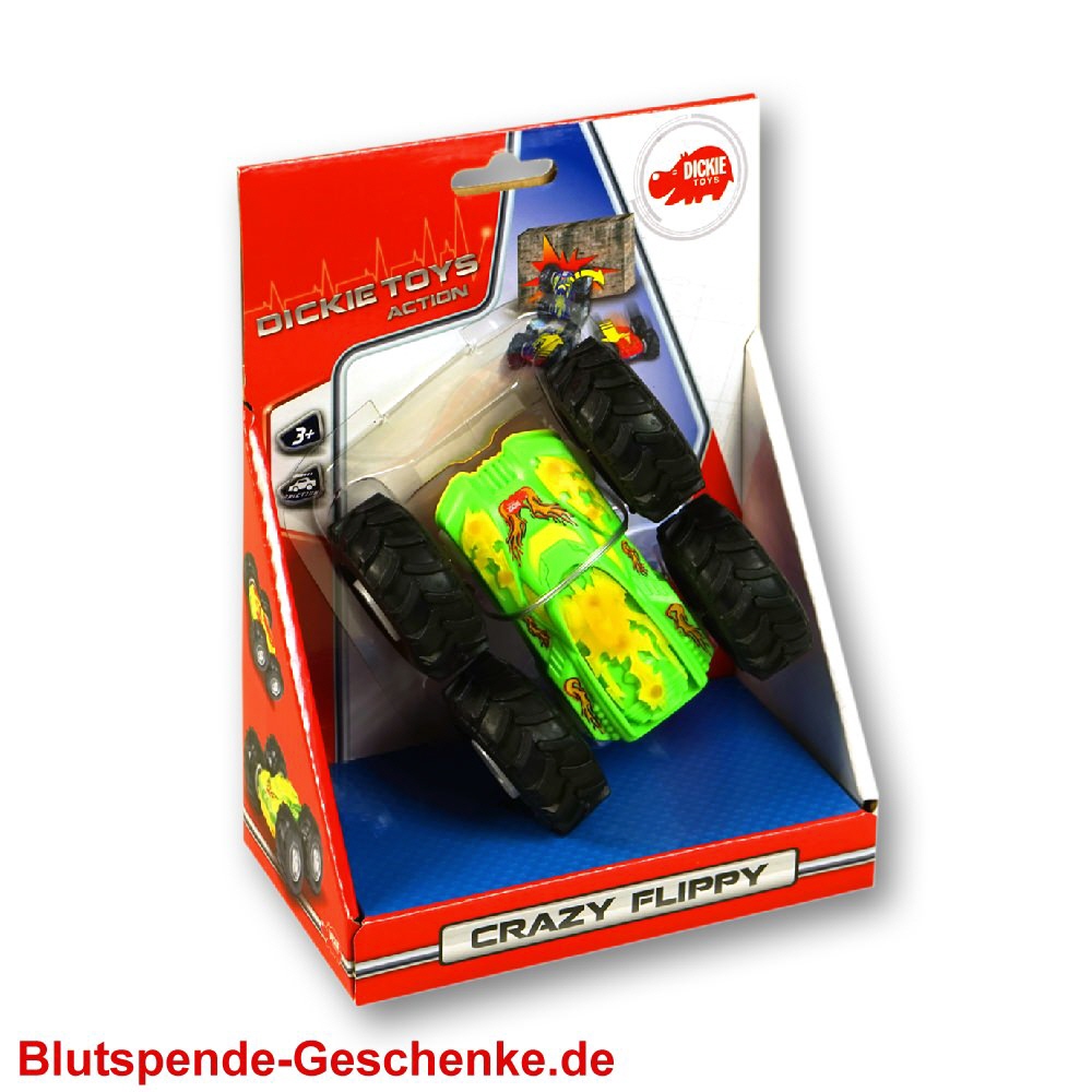 Blutspendegeschenk Überschlagfahrzeug