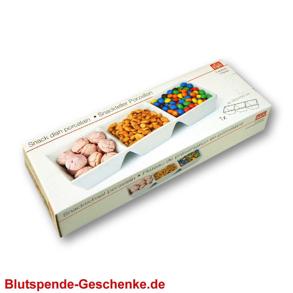 Blutspendegeschenk 3er-Snackschalen