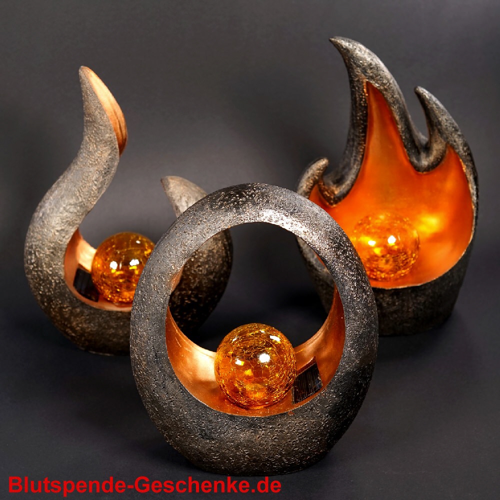 Blutspendegeschenk Solarleuchten