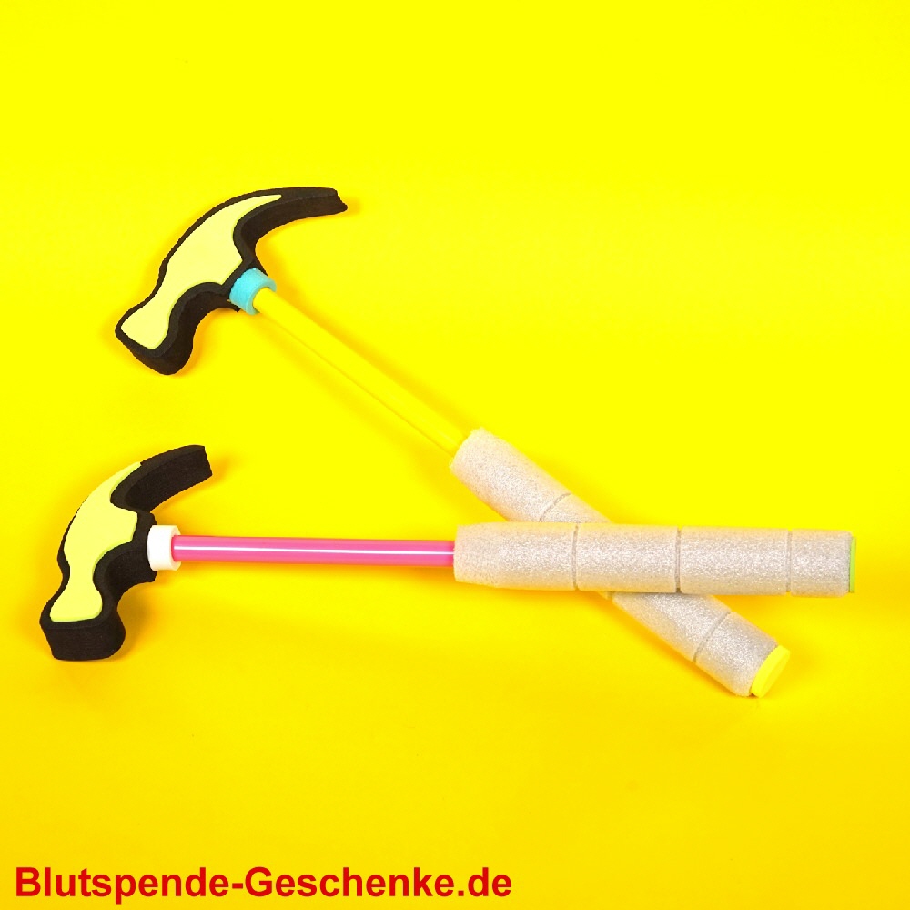 Blutspendegeschenk Spielzeug-Schaumstoffhammer
