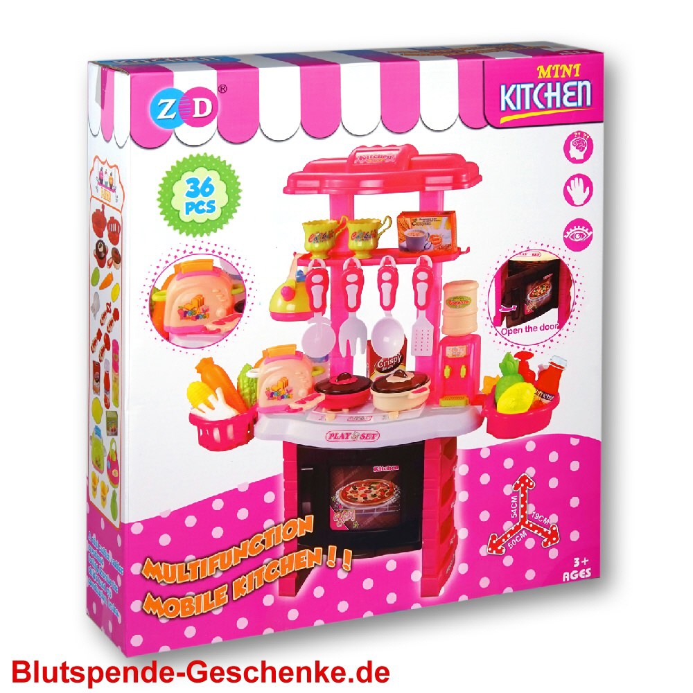 Blutspendegeschenk Spielzeug Küche
