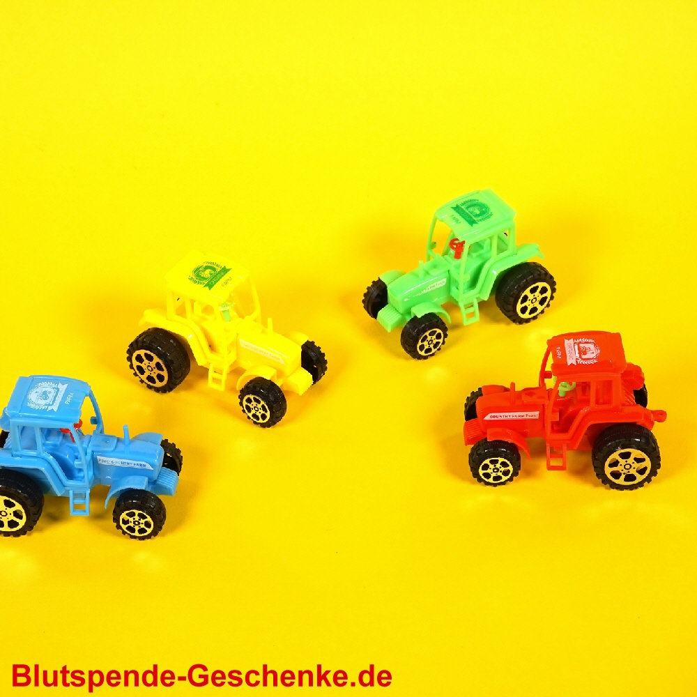 Blutspendegeschenk Spiel-Traktoren