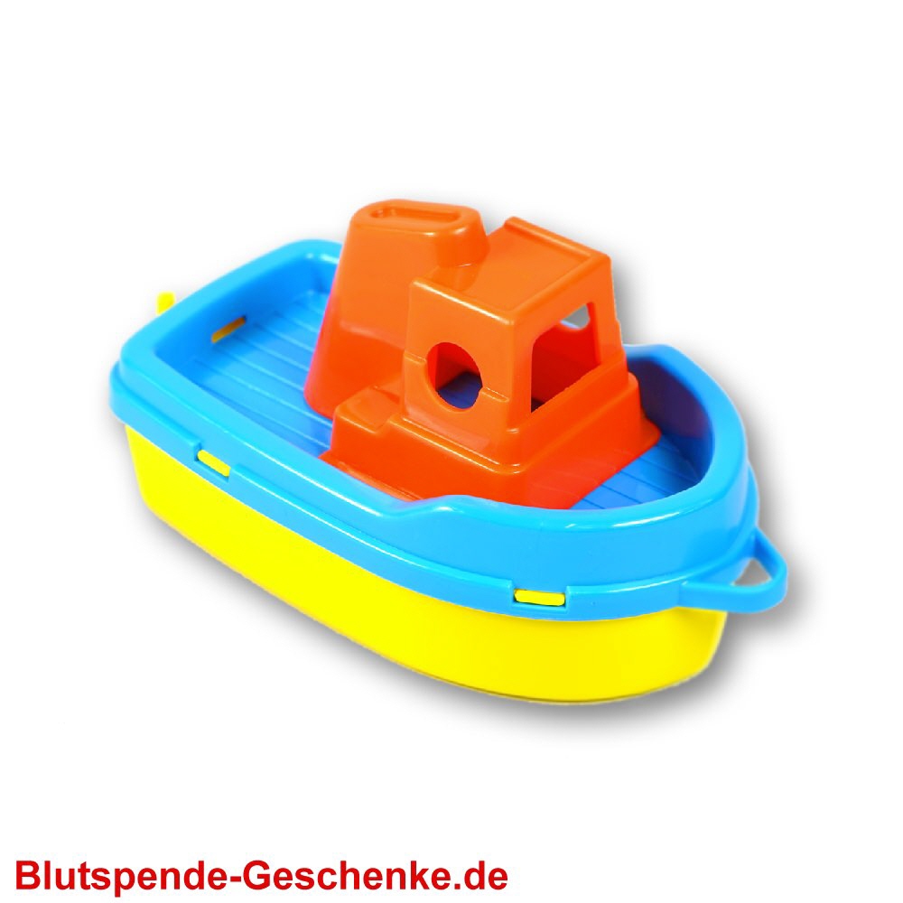 Blutspendegeschenk Spielzeugboot