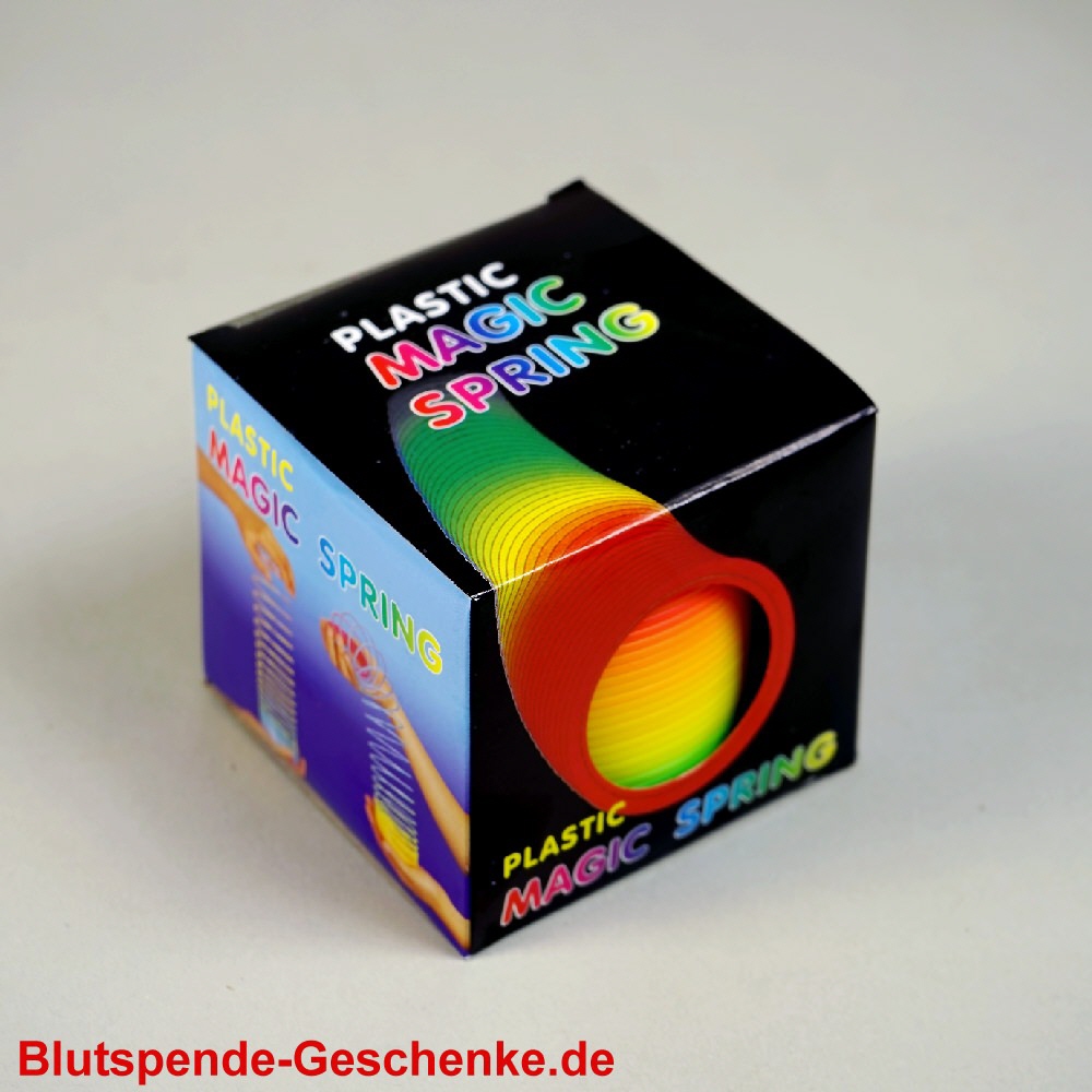 Blutspendegeschenk Spielzeug-Spirale