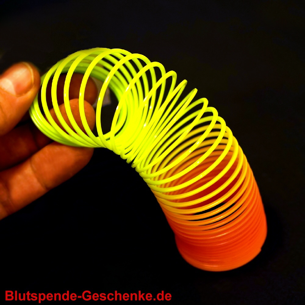 Blutspendegeschenk Spiralfeder-Treppenläufer