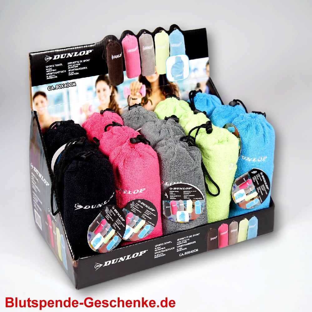 Blutspendegeschenk Sporthandtuch