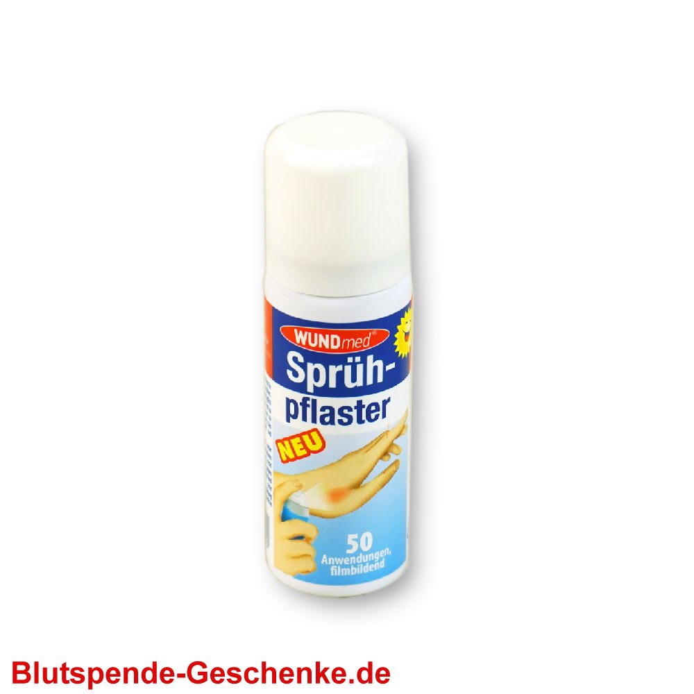 Blutspendegeschenk Sprühpflaster