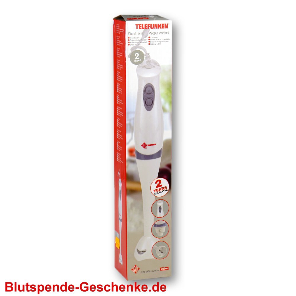 Blutspendegeschenk Stab-Mixer