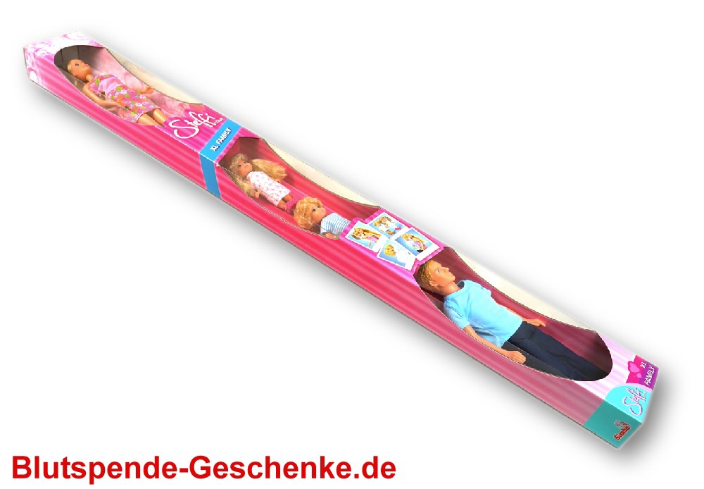 Blutspendegeschenk XXL-Family-Puppenset