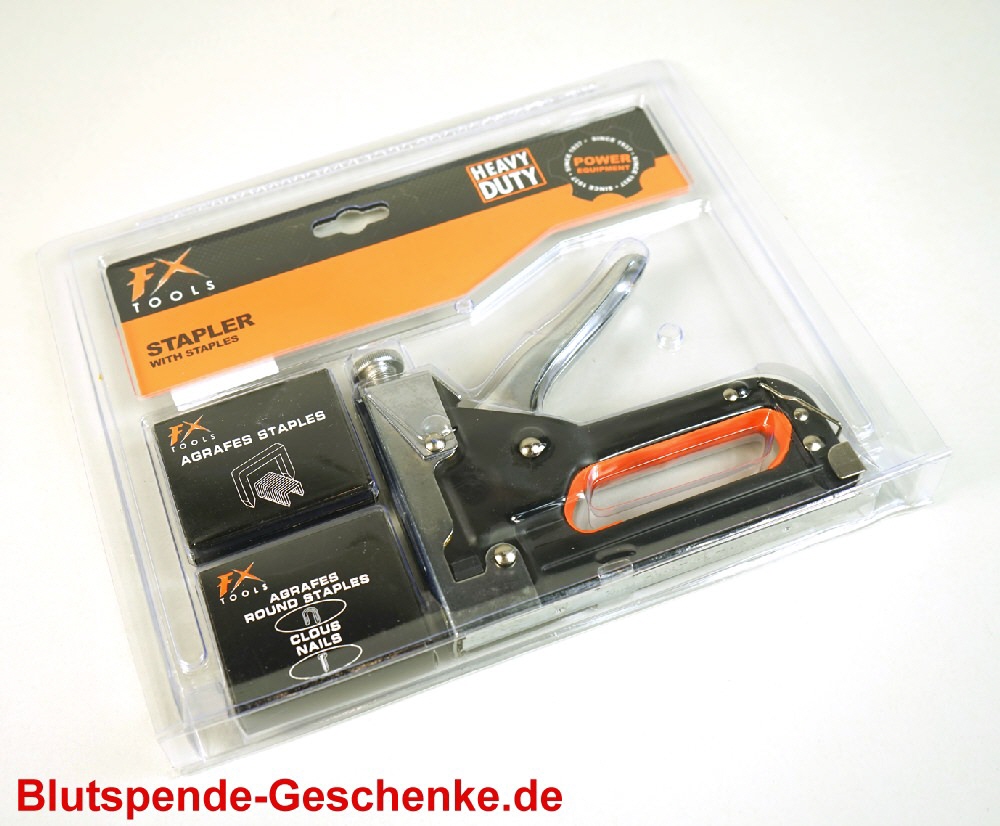 Blutspendegeschenk Tacker