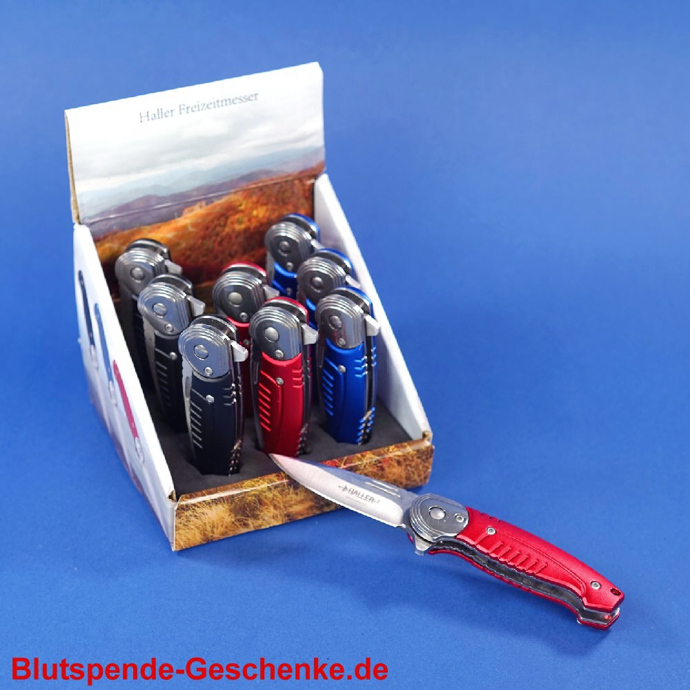 Blutspendegeschenk Taschenmesser