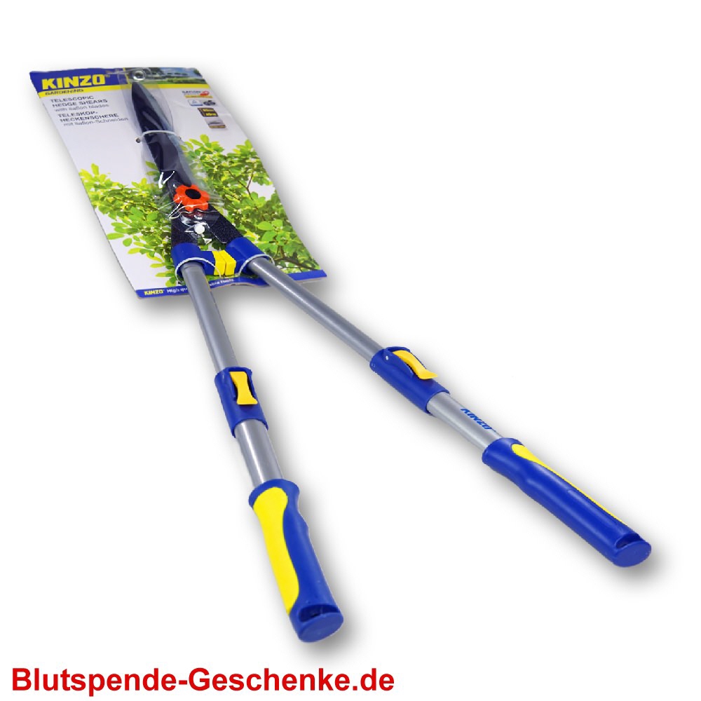 Blutspendegeschenk Teleskop Heckenschere - lang