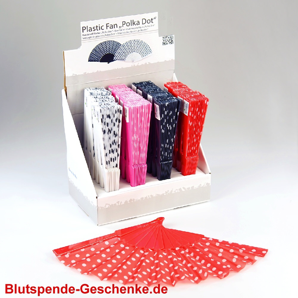 Blutspendegeschenk Textil-Fächer